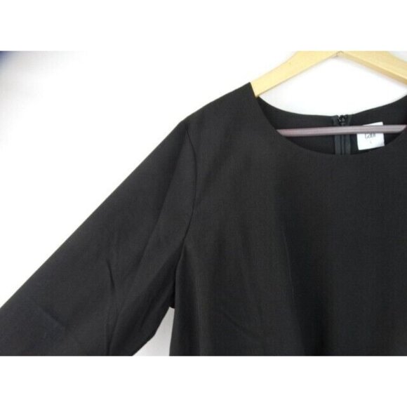CAbi Women's Top Size Large Black Indulgence 3/4 Sleeve Blouse Top Style 5205 - Picture 5 of 10